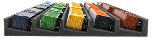 PanoramaLiege - Spur H0 - 5 Fächer für Modelleisenbahn - 560 mm x 360 mm x 45 mm - EUMFQFA02