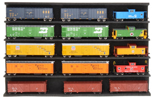 PanoramaLiege - Spur H0 - 5 Fächer für Modelleisenbahn - 560 mm x 360 mm x 45 mm - EUMFQFA02