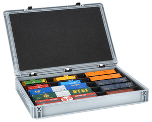 Eurobox 60 x 40 cm Set with PanoramaLiege - 5 compartments for H0 scale - for model railways, locomotives and vehicles