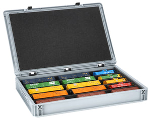 Eurobox 60 x 40 cm Set with PanoramaLiege - 5 compartments for H0 scale - for model railways, locomotives and vehicles