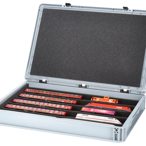 Eurobox 60 x 40 cm Set with PanoramaLiege - 5 compartments for H0 scale - for model railways, locomotives and vehicles
