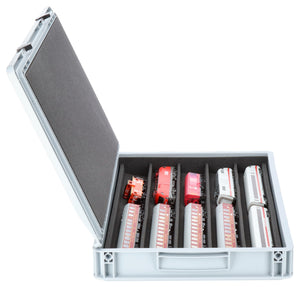Eurobox 60 x 40 cm Set with PanoramaLiege - 5 compartments for H0 scale - for model railways, locomotives and vehicles