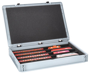 Eurobox 60 x 40 cm Set with PanoramaLiege - 5 compartments for H0 scale - for model railways, locomotives and vehicles
