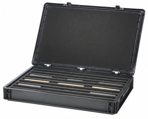 Eurobox 60 x 40 cm Set for model railway - H0e scale - 9 compartments - foam insert for upright storage