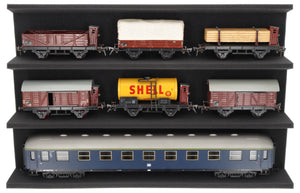 EUMFQHA01 Feldherr PanoramaLiege - Spur 0 - 3 Fächer für Modelleisenbahn - 560 mm x 360 mm x 85 mm