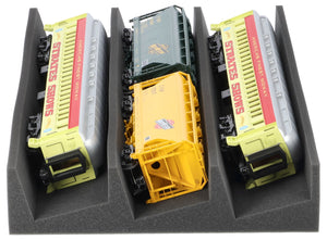 EUMFQHA01 Feldherr PanoramaLiege - Spur 0 - 3 Fächer für Modelleisenbahn - 560 mm x 360 mm x 85 mm