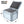 ED 43/27 HG Eurobehälter / Euro Box mit Scharnierdeckel 400 x 300 x 285 mm inklusive Rasterschaumstoff
