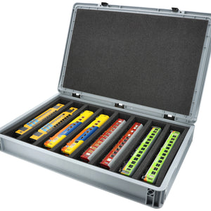 Eurobox 60 x 40 cm Set für Modelleisenbahnen - Spur H0 - 8 Fächer - Schaumstoffeinlage zur liegenden Aufbewahrung