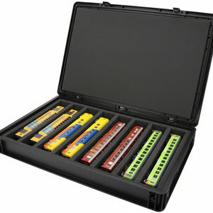 Eurobox 60 x 40 cm Set für Modelleisenbahnen - Spur H0 - 8 Fächer - Schaumstoffeinlage zur liegenden Aufbewahrung
