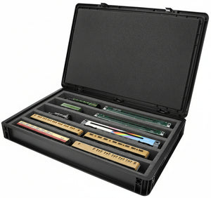Eurobox 60 x 40 cm Set für Modelleisenbahnen - Spur 00 - 5 Fächer - Schaumstoffeinlage zur liegenden Aufbewahrung