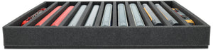 Foam insert gauge H0 - upright - 11 slots for model railway - suitable for Storage Box DSLB075- DS065A002