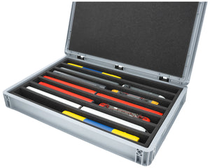 Eurobox 60 x 40 cm Set for model railway - H0 scale - 7 compartments - foam insert for upright storage