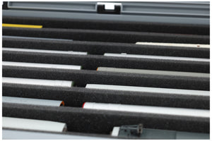 Eurobox 60 x 40 cm Set for model railway - H0 scale - 7 compartments - foam insert for upright storage