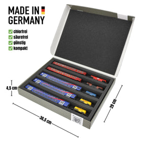 Lagerbox FSLB040 für Modelleisenbahn - 5 Fächer für Spur TT - liegend