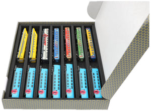 Storage box FSLB040 for model railway - 7 bars for N gauge - lying