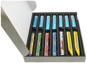 Storage box FSLB040 for model railway - 7 bars for N gauge - lying