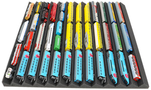 500 x 500 x 30 mm Universal Zick-Zack Lokliege für Modelleisenbahnen Spur N CPMEVI030