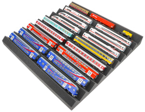 500 mm x 500 mm x 45 mm Universal Zig-Zag Locomotive Bed for Model Railways TT Gauge CPMEVJ045