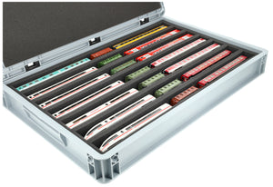 Eurobox 60 x 40 cm Set for model railway - TT scale - 7 compartments - foam insert for upright storage