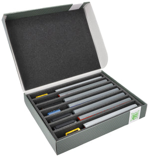 Storage box FSLB055 for model railway - 7 bars for TT gauge - standing