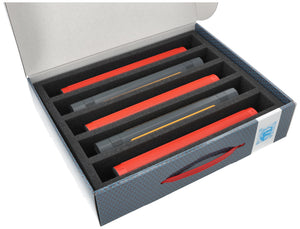Storage box FSLB075 for model railway - 5 bars for H0 gauge - standing