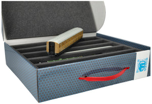Storage box FSLB075 for model railway - 5 bars for gauge 00 - standing