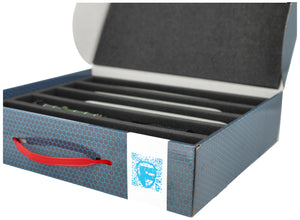 Storage box FSLB075 for model railway - 5 bars for gauge 00 - standing