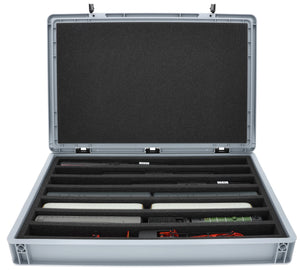 Euro container for model railway - 7 slots for gauge 00 - standing
