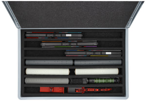 Euro container for model railway - 7 slots for gauge 00 - standing