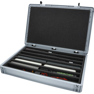 Eurobox 60 x 40 cm Set für Modelleisenbahnen - Spur 00 - 7 Fächer - Schaumstoffeinlage zur stehenden Aufbewahrung