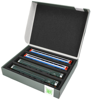 Storage box FSLB055 for model railway - 4 bars for gauge 00 lying