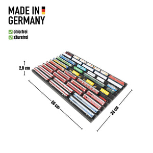 Zugliege - Spur N - 10 Fächer für Modelleisenbahn - EUMEWCA02