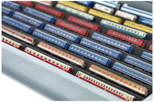 Eurobox 60 x 40 cm Set for model railway with Zugliege - 10 compartments for Z gauge