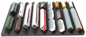 Eurobox 60 x 40 cm Set for model railway with Zugliege - 9 compartments for H0 gauge