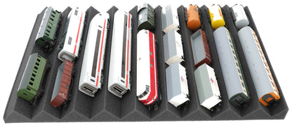 Train bed - Gauge H0 - 9 compartments for model railway - EUMFJLA01