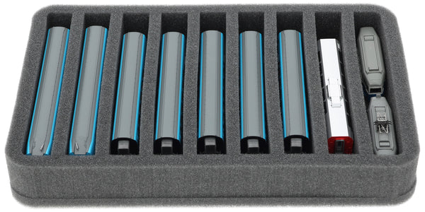 Foam insert N gauge - standing - 5 slots for model railway - HS040A004