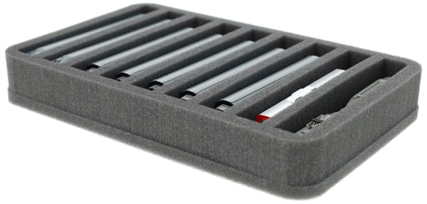 Foam insert N gauge - standing - 5 slots for model railway - HS040A004