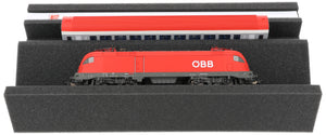 Feldherr Premium Cradle Gauge HO with magnetic strip (360 mm) – Perfect maintenance and repair for model railways