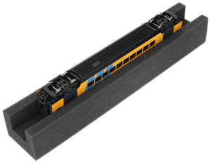 PU foam locomotive bed for H0 gauge – your ideal helper for maintenance and repair