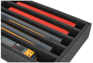 360 mm x 260 mm x 65 mm foam insert for model railway - H0 scale - 5 compartments - for upright storage - DD065A001