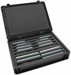 Eurobox 40 x 30 cm Set for model railway - N scale - 8 compartments - foam insert for upright storage