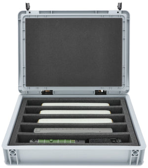 Eurobox 40 x 30 cm Set for model railway - 00 scale - 5 compartments - foam insert for upright storage
