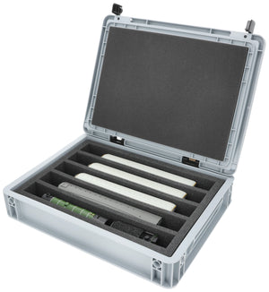 Eurobox 40 x 30 cm Set for model railway - 00 scale - 5 compartments - foam insert for upright storage