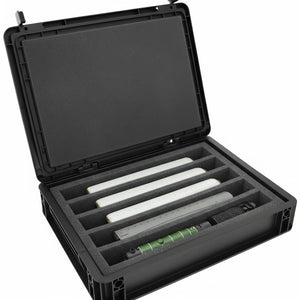 Eurobox 40 x 30 cm Set für Modelleisenbahnen - Spur 00 - 5 Fächer - Schaumstoffeinlage zur stehenden Aufbewahrung