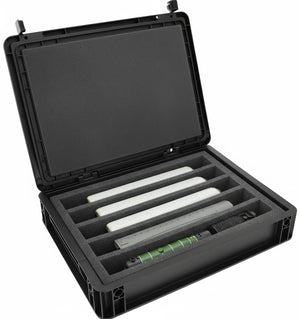 Eurobox 40 x 30 cm Set für Modelleisenbahnen - Spur 00 - 5 Fächer - Schaumstoffeinlage zur stehenden Aufbewahrung