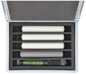Eurobox 40 x 30 cm Set for model railway - 00 scale - 5 compartments - foam insert for upright storage