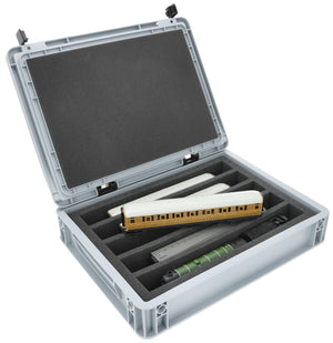 Eurobox 40 x 30 cm Set for model railway - 00 scale - 5 compartments - foam insert for upright storage