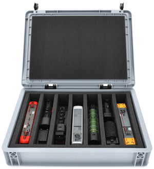 Eurobox 40 x 30 cm Set for model railway - 00 scale - 7 compartments - foam insert for upright storage