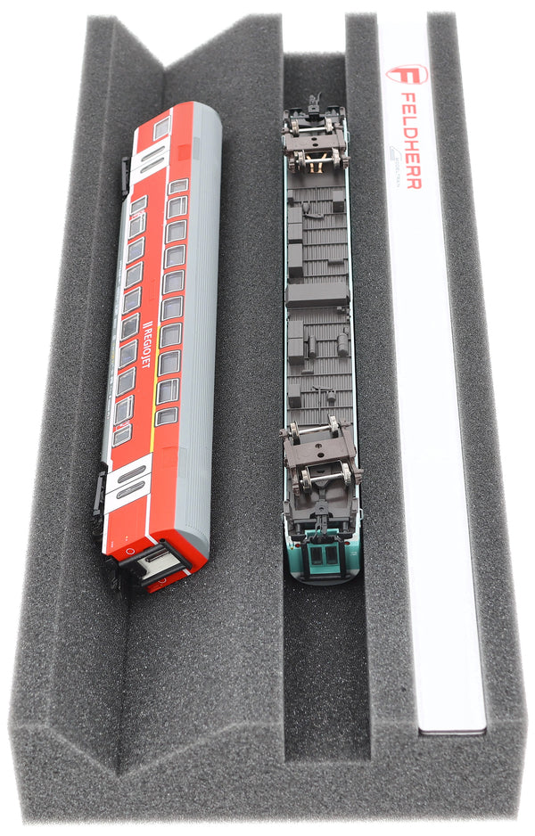 Feldherr Premium Lokliege Spur TT mit Magnetstreifen (360 mm) – Perfekte Wartung und Reparatur für Modellbahnen