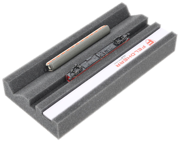 Feldherr Premium Lokliege Spur Z mit Magnetstreifen (240 mm) – Perfekte Wartung und Reparatur für Modellbahnen